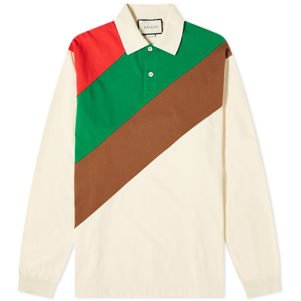 Gucci Long Sleeve Rugby Polo - 1