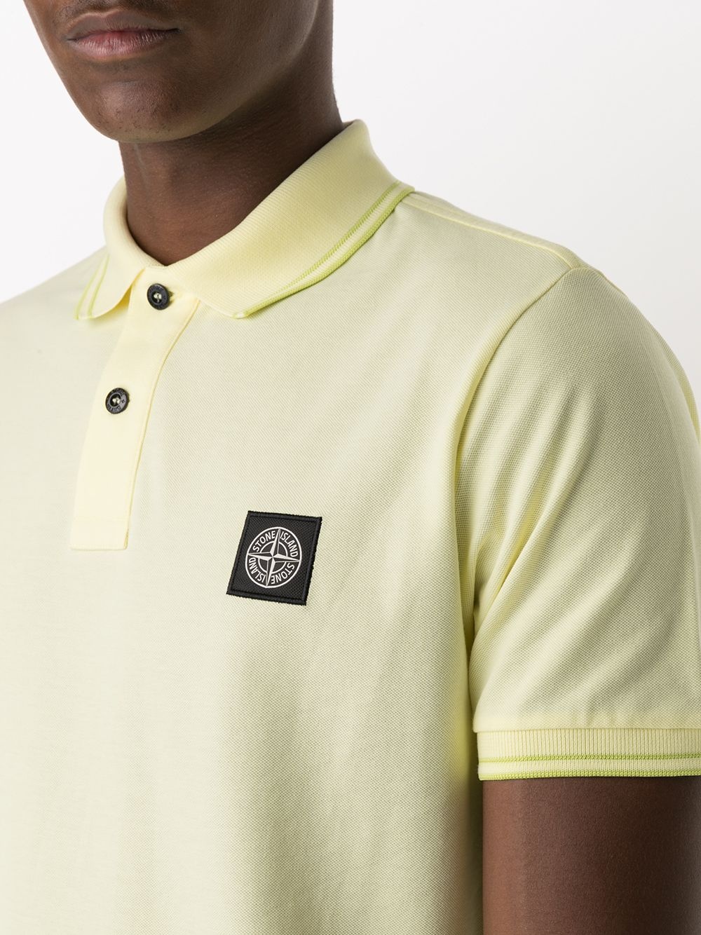 logo patch polo shirt - 5