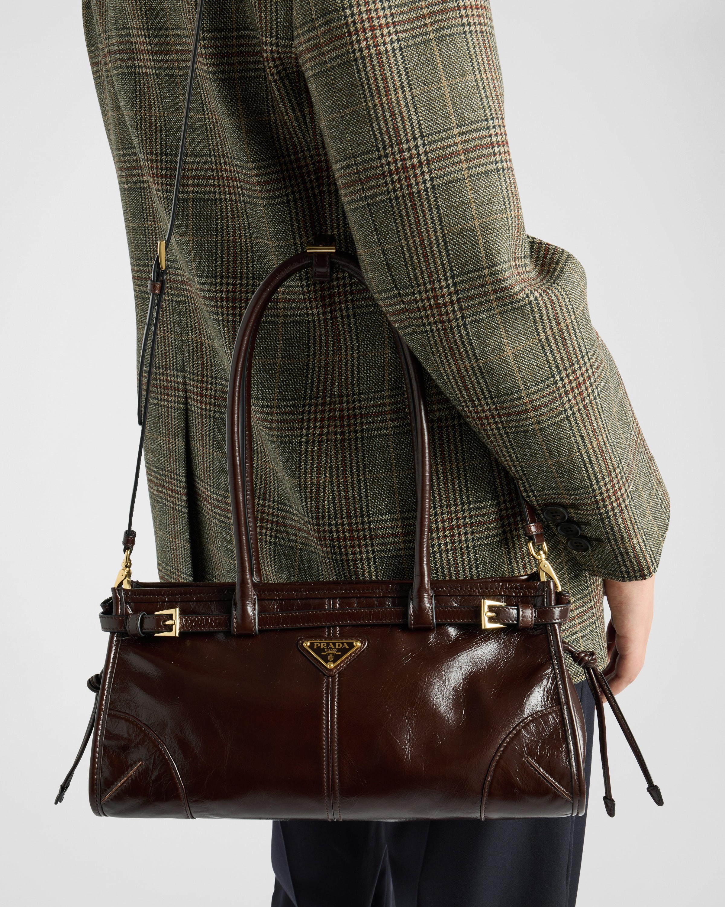 Prada Medium leather handbag | REVERSIBLE
