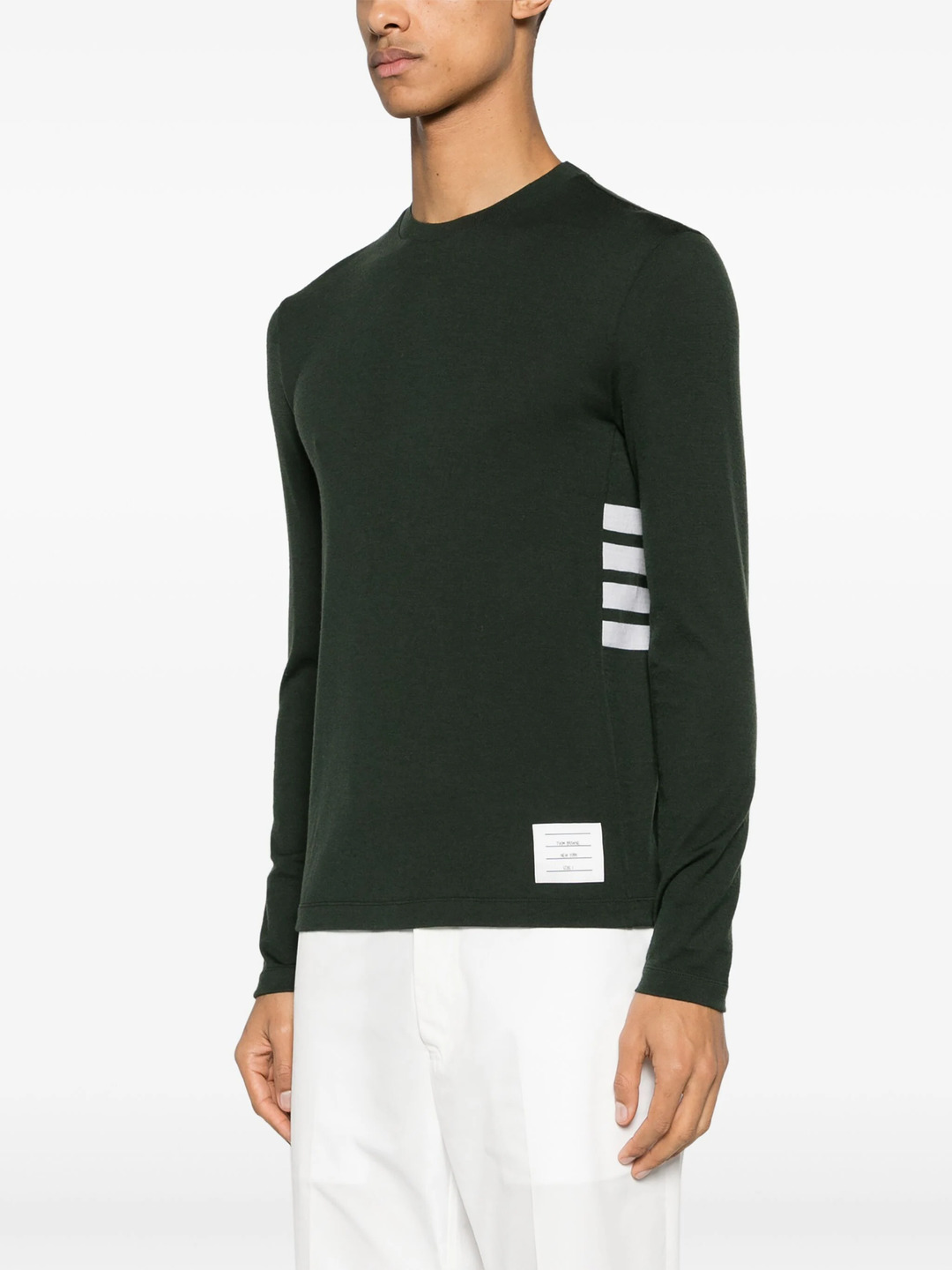 Long Sleeve Tee In Wool Jersey - 3