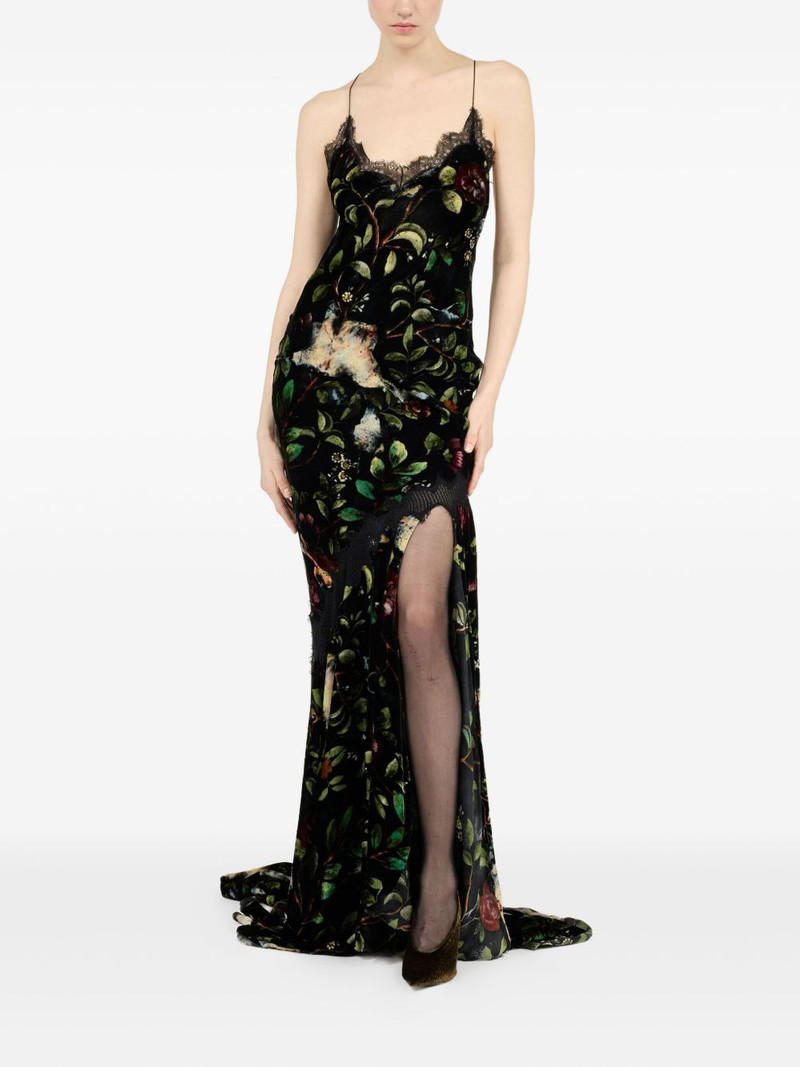 Roberto Cavalli floral-print gown outlook