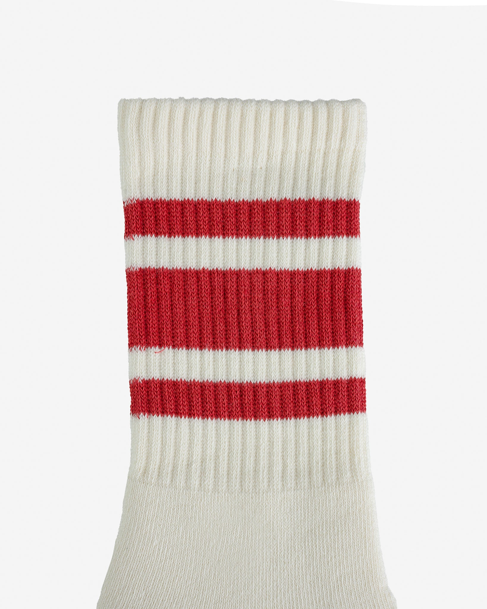DEC-80-S-RED Decka 80s Skater Socks - Short Length - Red - 2
