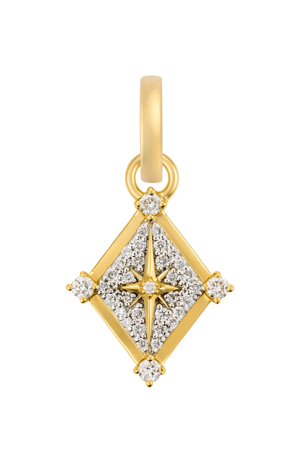 Diamond Pave Miniature Inner Light Pendant - 1