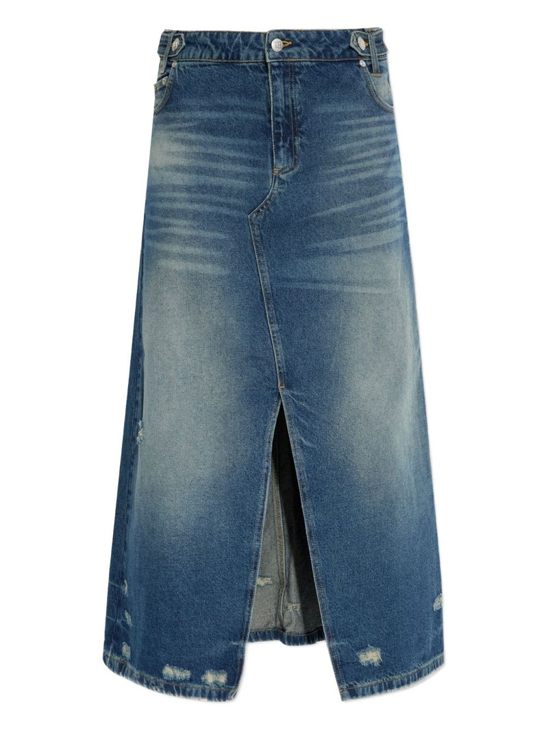 distressed denim skirt 1