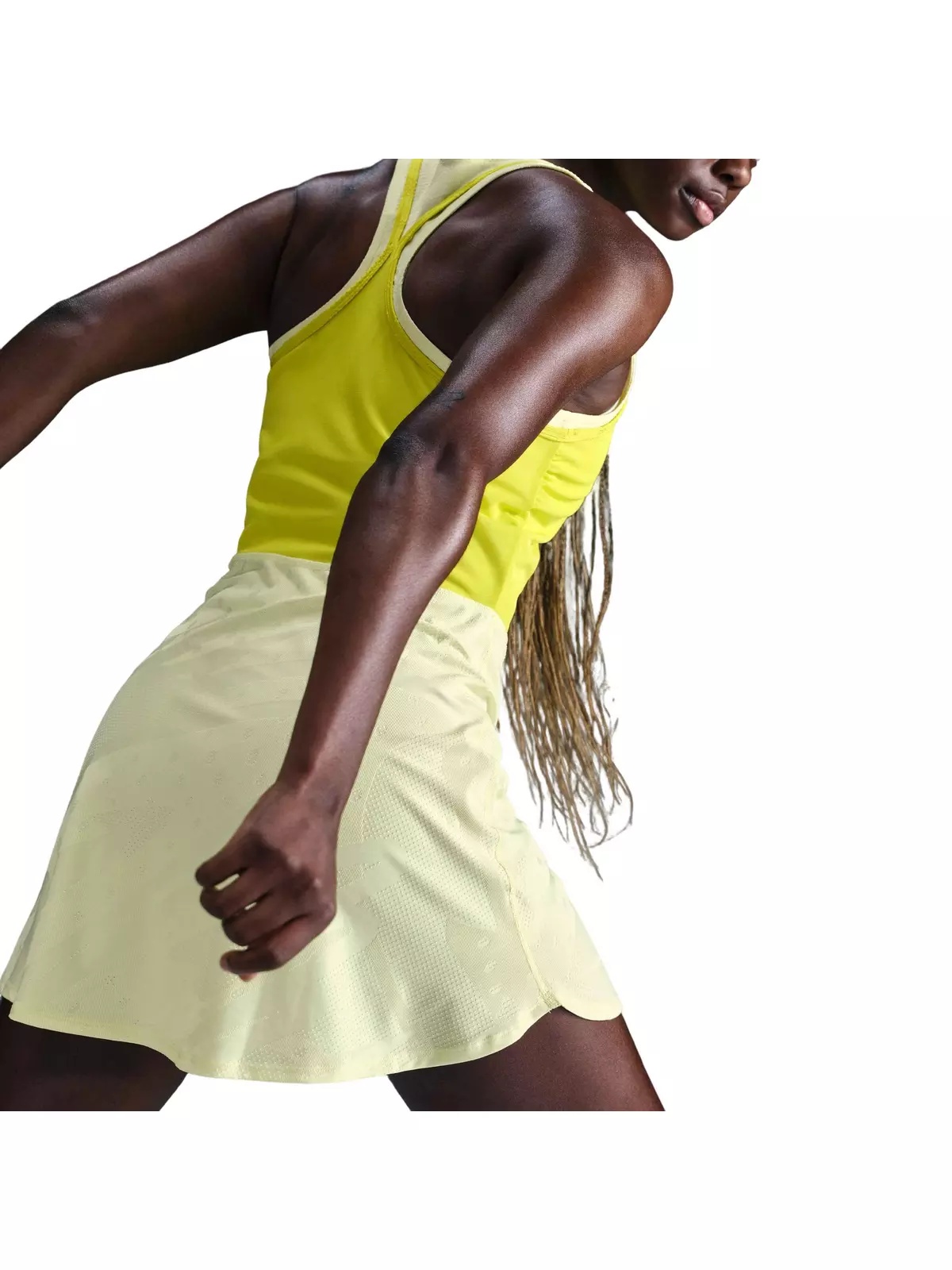 Women's Court Slam Dri-FIT Tennis Dress -Volt Green - 2