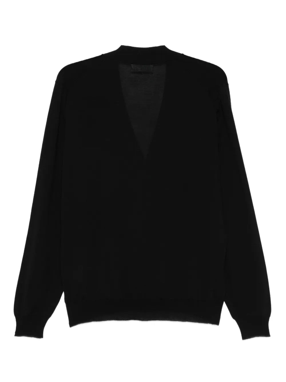 Wool Cardigan With Buttons - 2