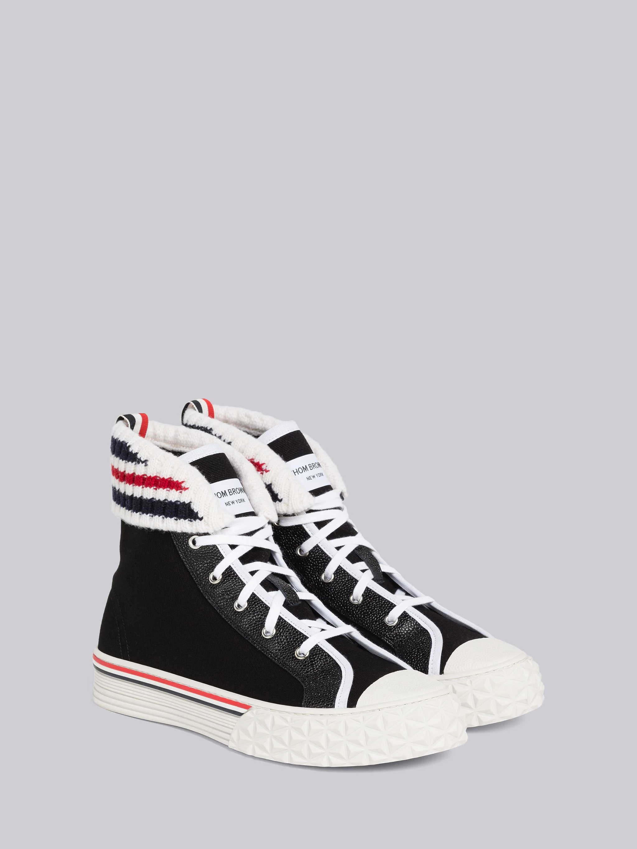 Canvas Tartan Collegiate High Top - 3