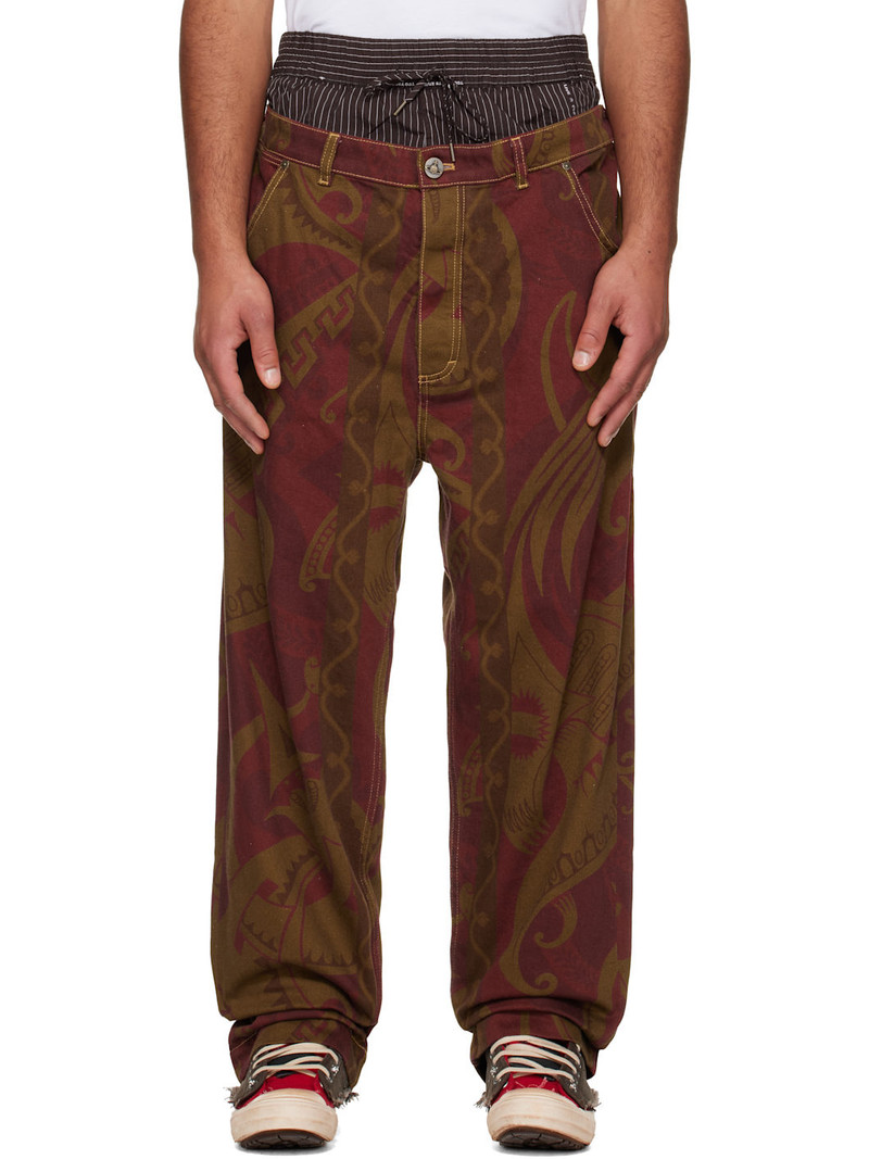 Brown Builder Jeans 1