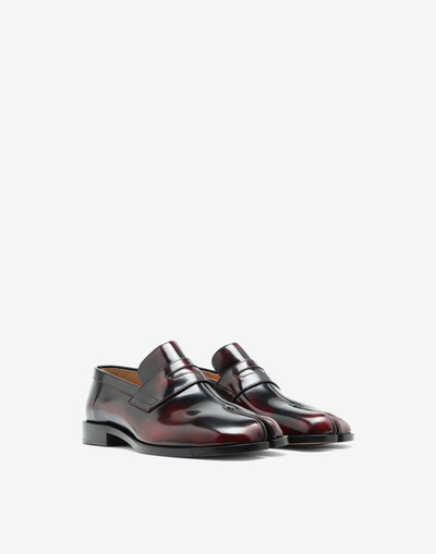 Maison Margiela Tabi brushed leather loafers outlook