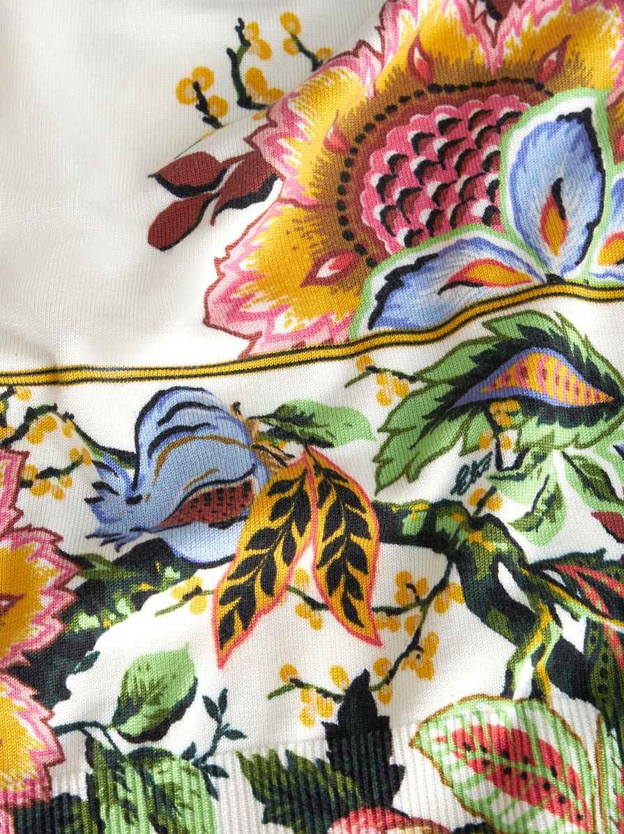 MULTICOLOURED BOUQUET SWEATER - 6