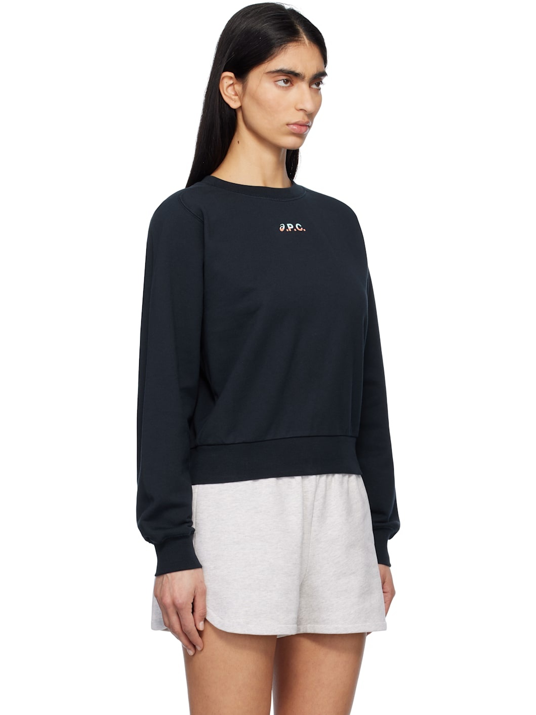 Navy ASICS Edition Stone Sweatshirt - 2