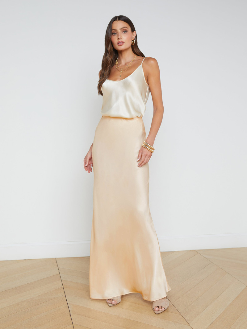 L'AGENCE Zeta Maxi Skirt outlook