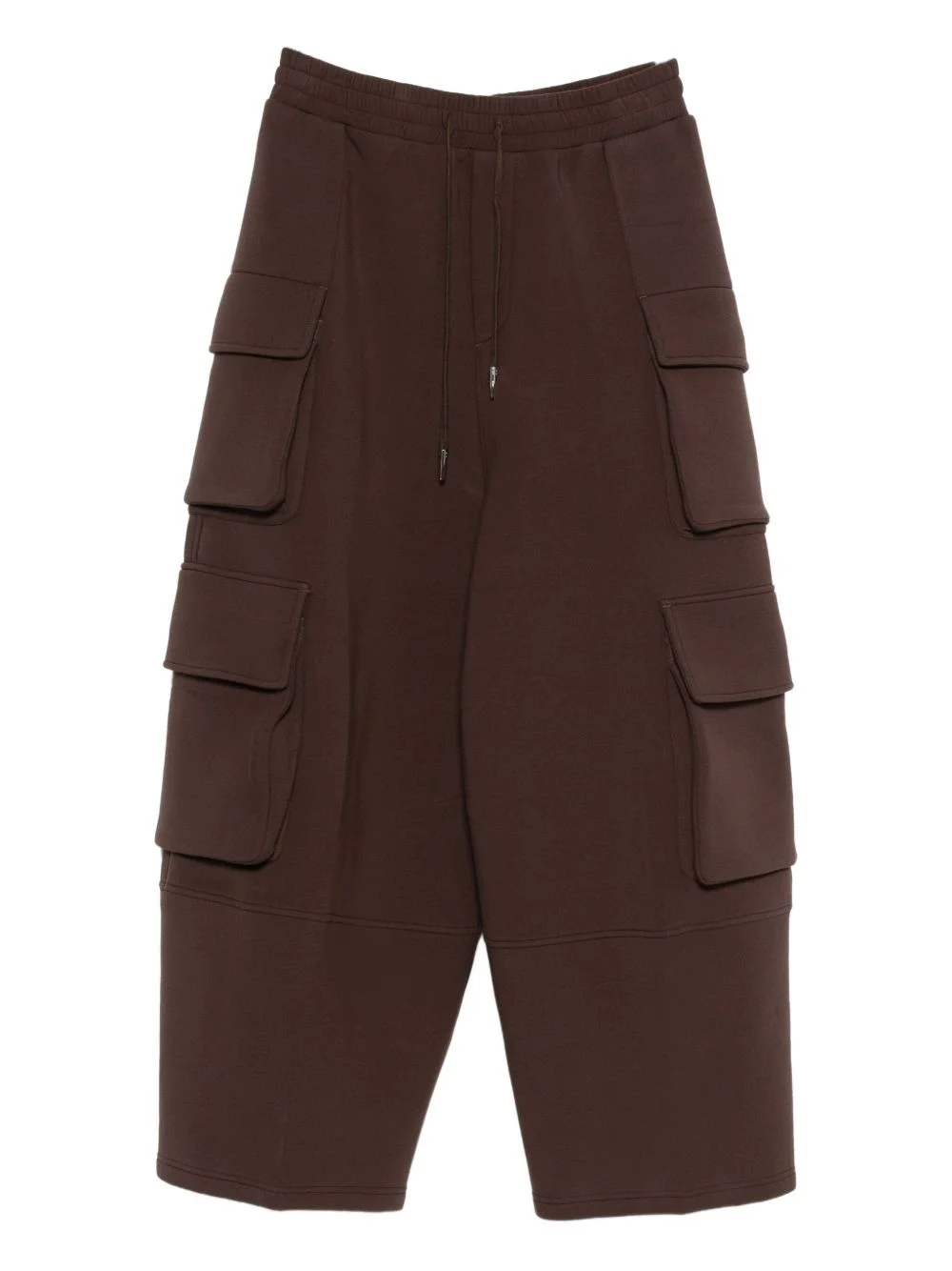 cargo-pocket drawstring trousers - 1