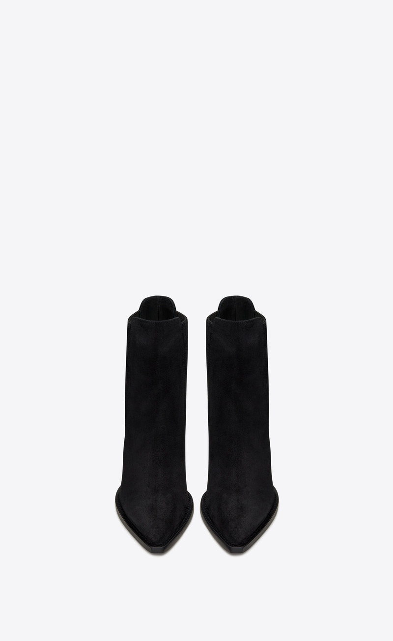 SAINT LAURENT theo chelsea boots in suede outlook