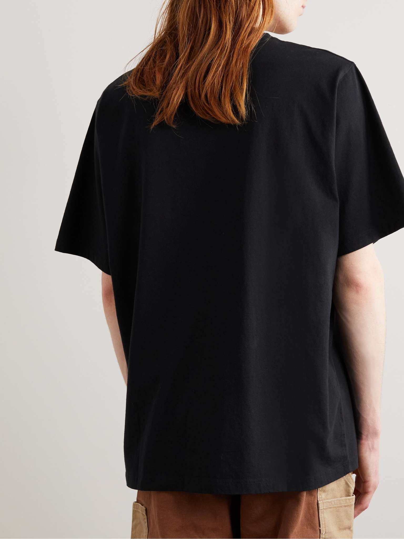 Logo-Print Cotton-Jersey T-Shirt - 3
