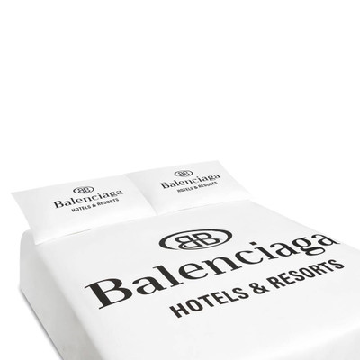 BALENCIAGA Hotels & Resorts Bedding Queen Size in White outlook