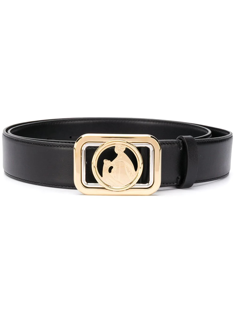 square buckle belt - 1