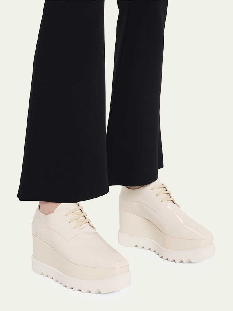 Stella McCartney Elyse Patent Alter Platform Sneaker Loafers outlook