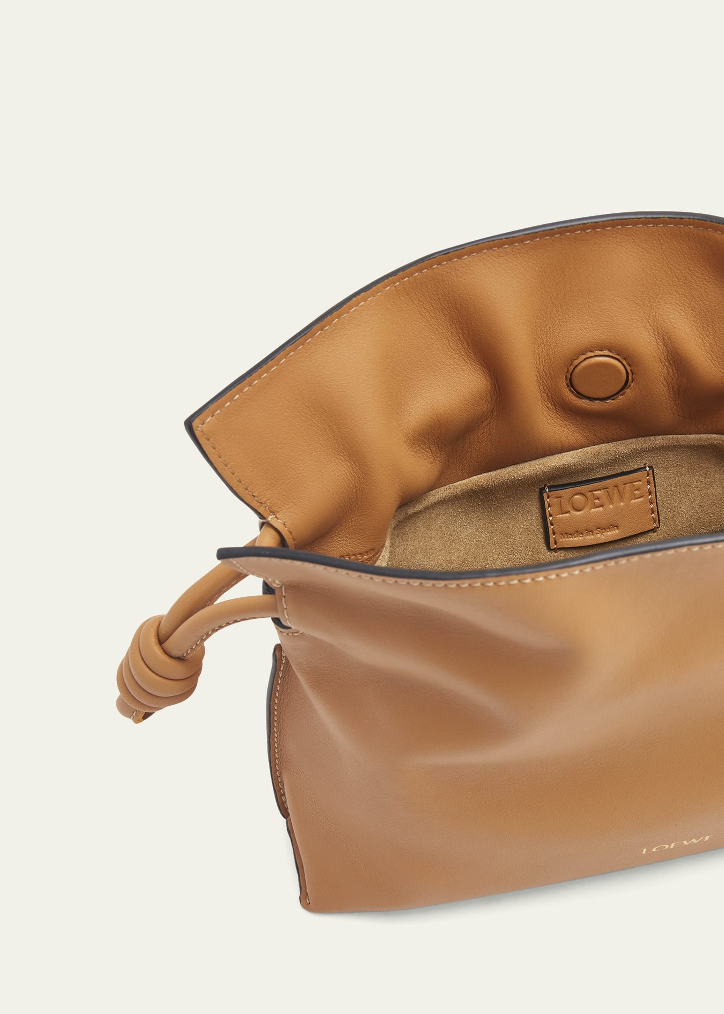Flamenco Mini Leather Clutch Bag - 4
