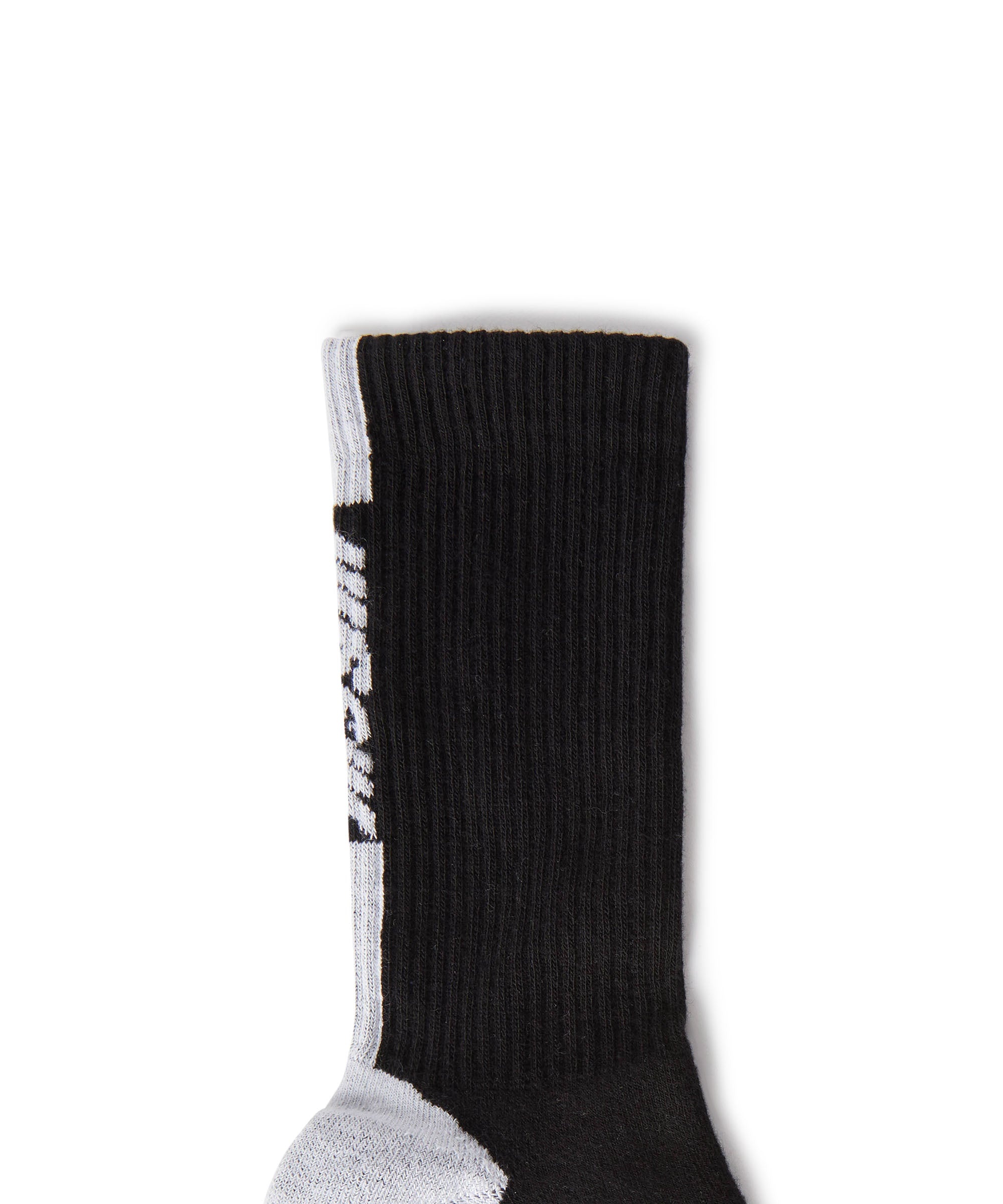 Solid color cotton socks with MSGM logo - 2