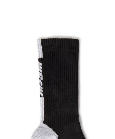 MSGM Solid color cotton socks with MSGM logo outlook