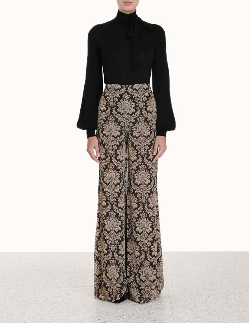 Zimmermann BLOUSON TIE-NECK SWEATER outlook