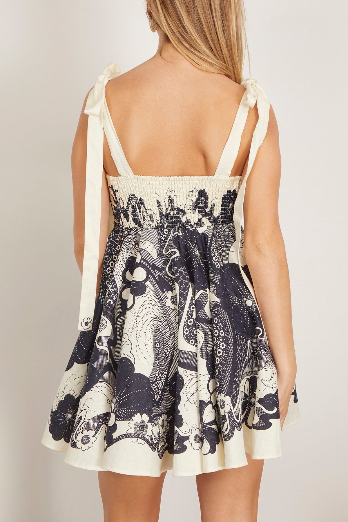Mickey Mini Sundress in Navy - 4