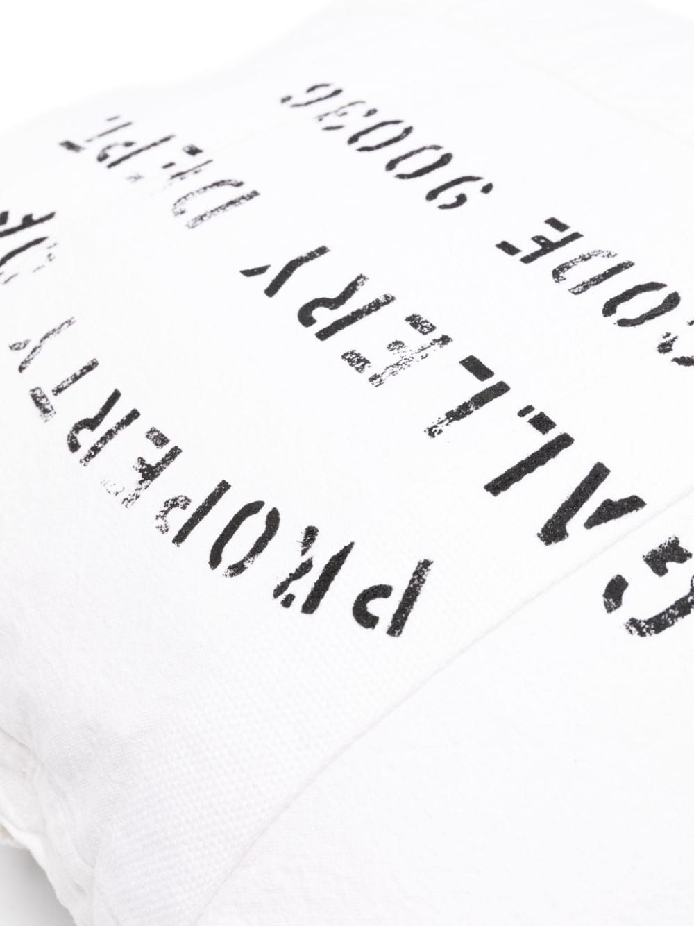 logo-print cotton tote - 4