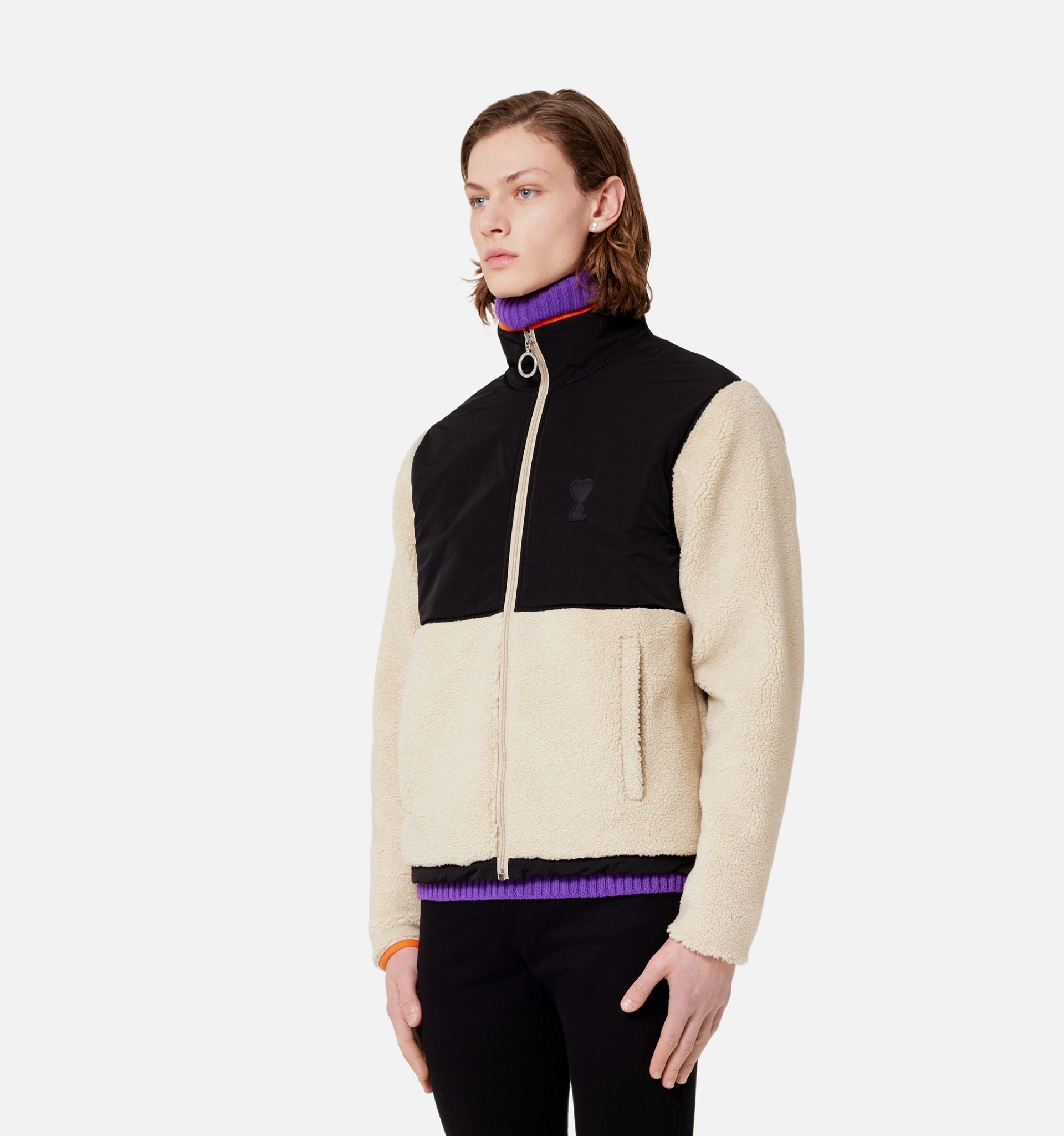 Ami De Cœur Sherpa Zipped Jacket - 4