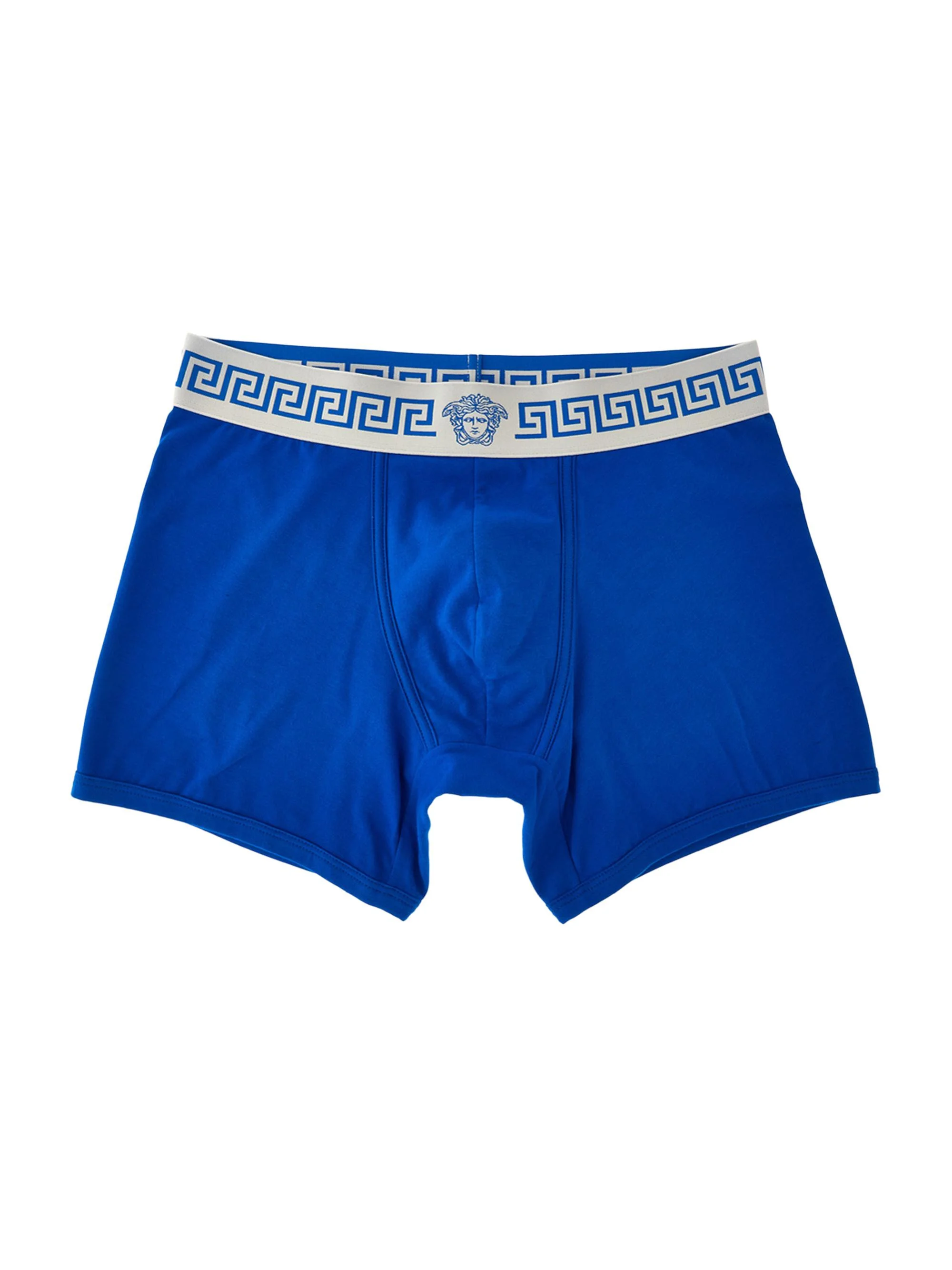 Men's Greca Medusa-Head Jersey Boxer Brief - Electric Blue - 1