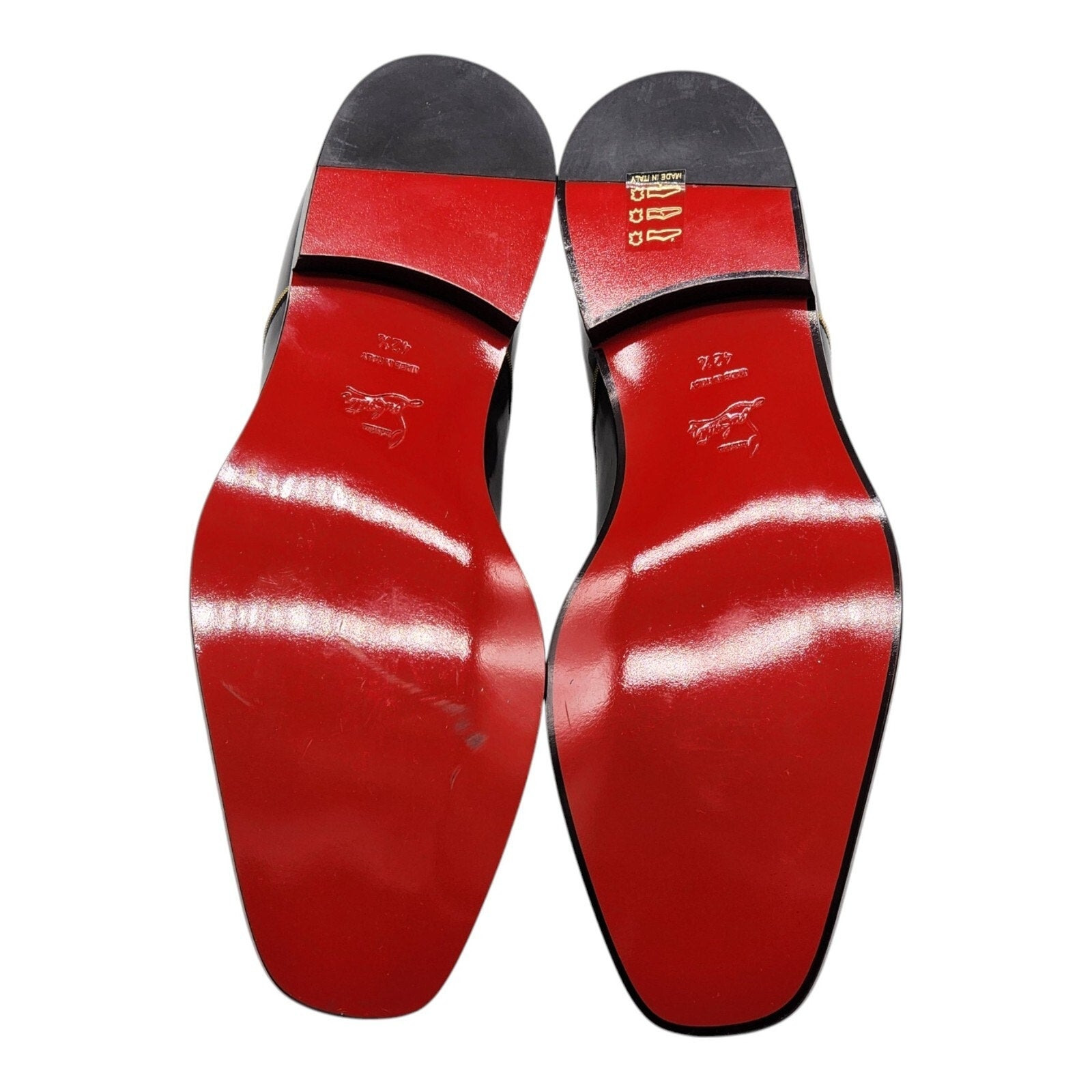 Christian Louboutin Alpha Male Patent Leather Oxford Shoes Black EU 42.5 US 9.5 - 8