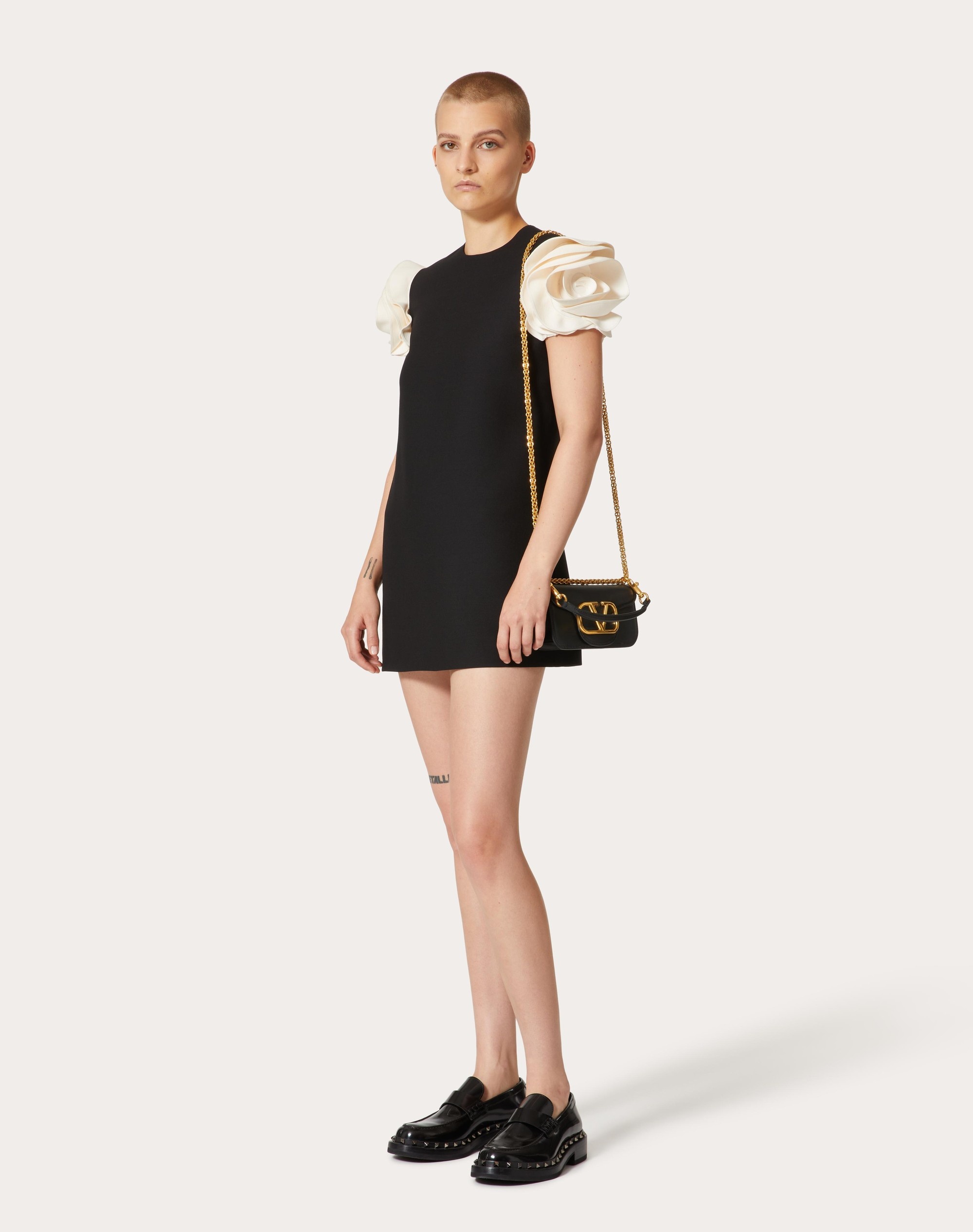 Valentino VALENTINO GARAVANI LOCÒ SMALL SHOULDER BAG IN