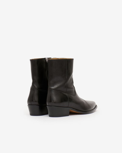 Isabel Marant DELIX LEATHER ANKLE BOOTS outlook