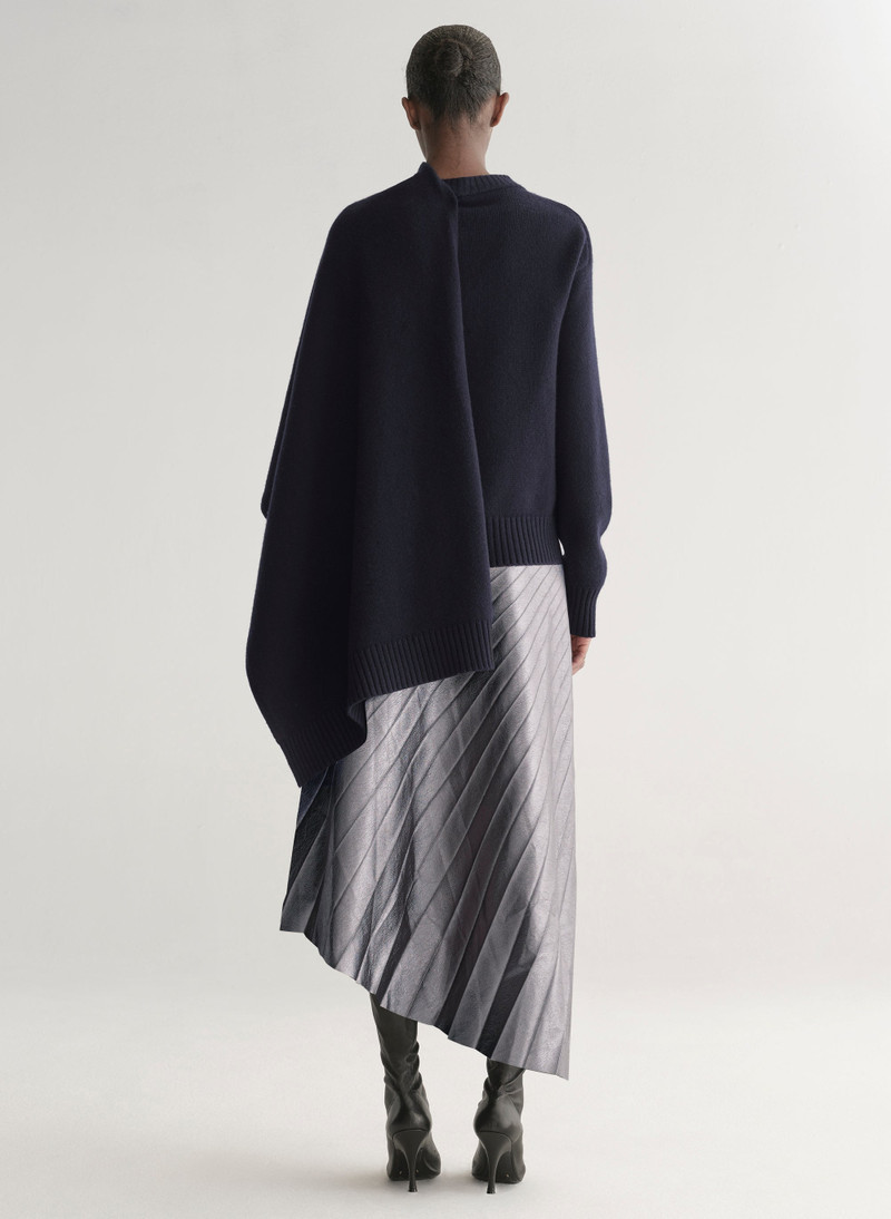 Tracy Metallic Vegan Leather Skirt 6