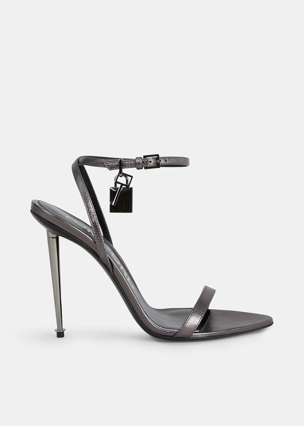 Gunmetal Padlock Sandal - 1