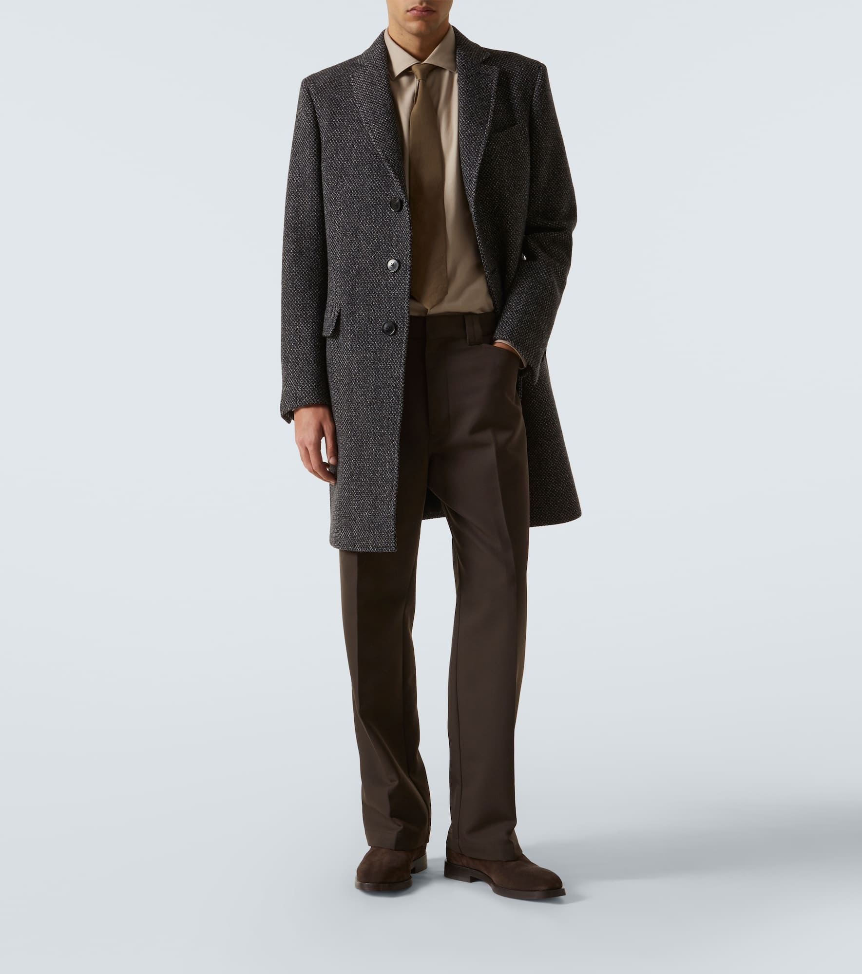 Wool and cashmere overcoat - 2
