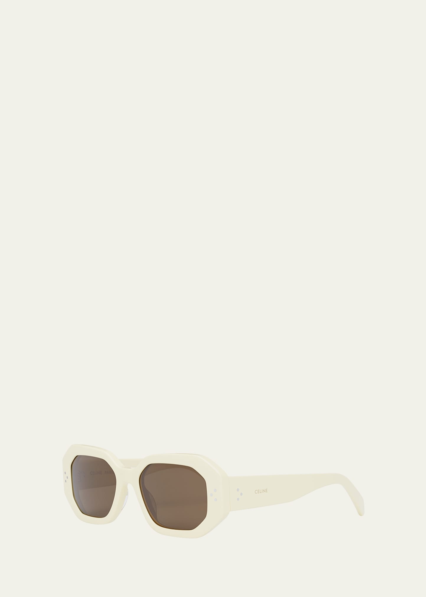 Bold 3 Dots Square Acetate Sunglasses - 2