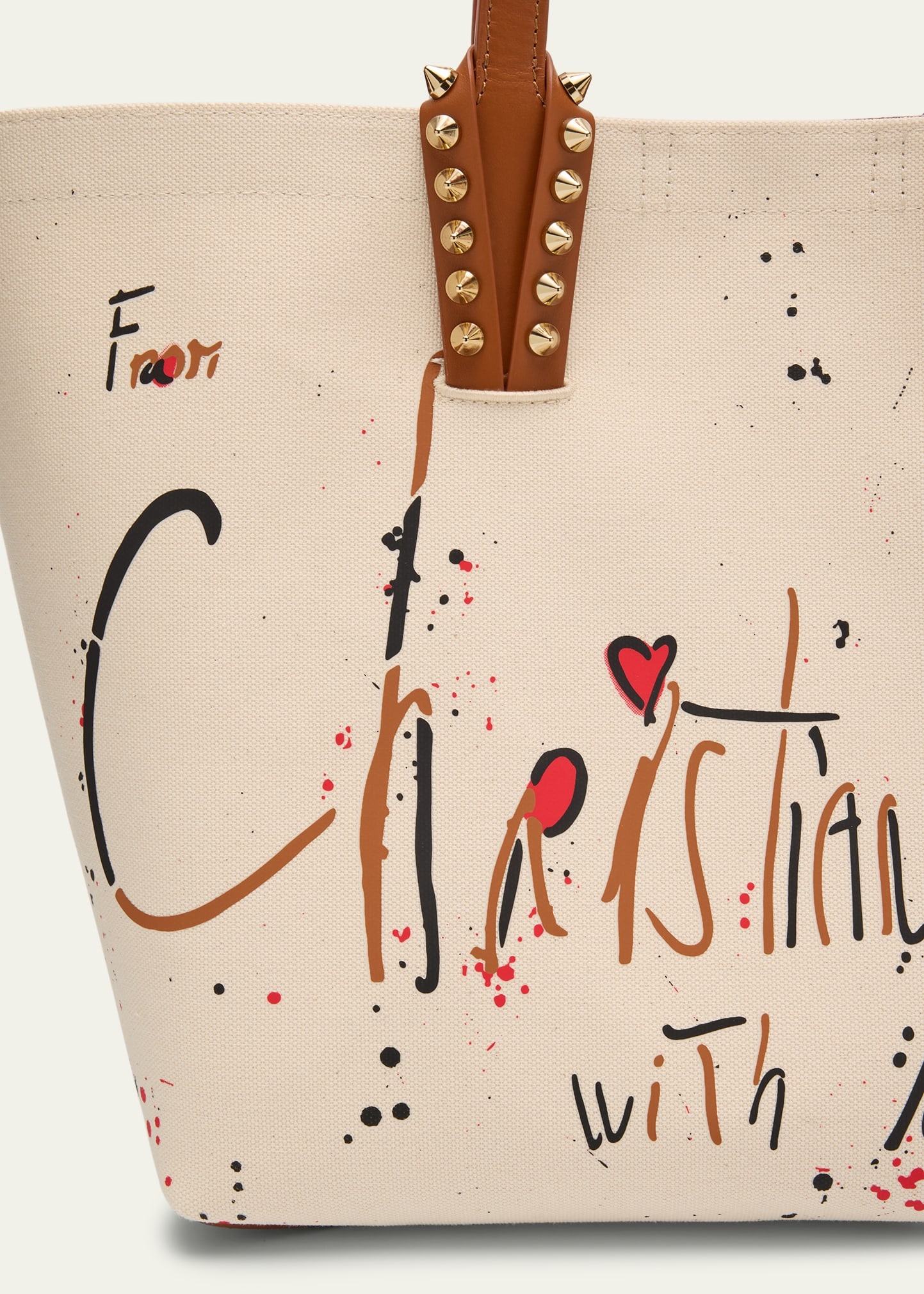 Cabata Small Beach Splash Logo Tote Bag - 5