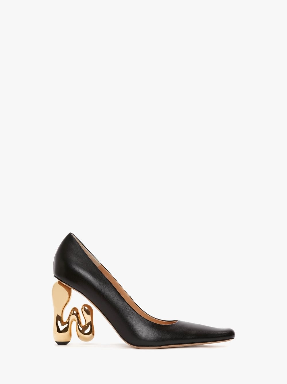 JW BUBBLE HEEL LEATHER PUMPS - 1