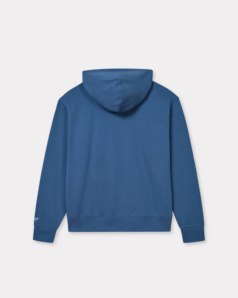 KENZO 'KENZO Pop' embroidered zipped hoodie in cotton outlook