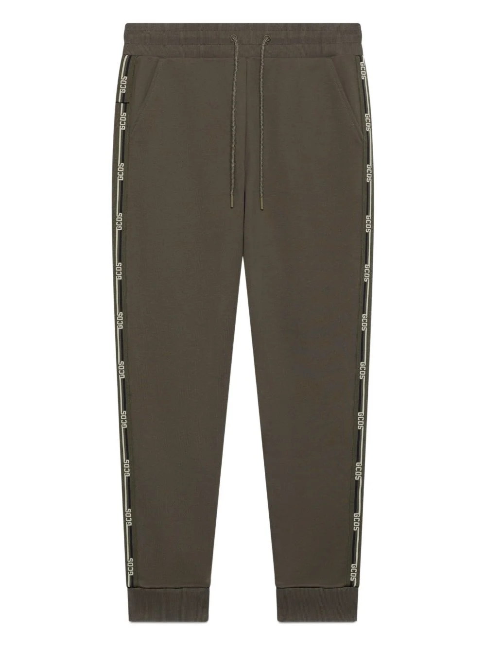 logo-tape track pants - 1
