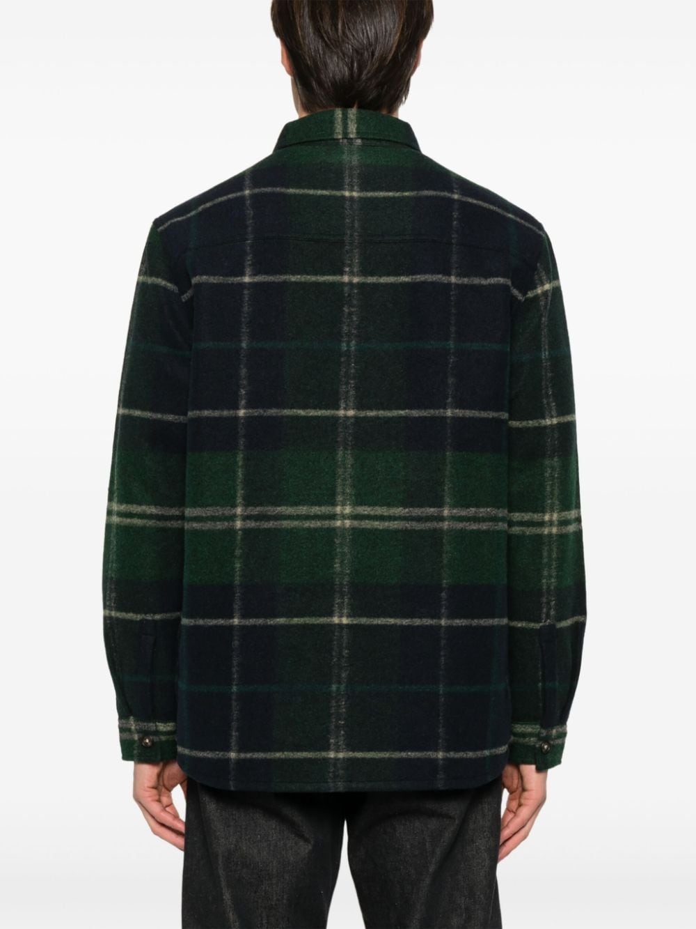 tartan overshirt - 4