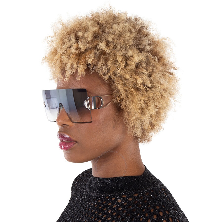 Dior 30MONTAIGNE M1U Grey Mirror Shield Ladies Sunglasses CD40102U 16C 143 - 2