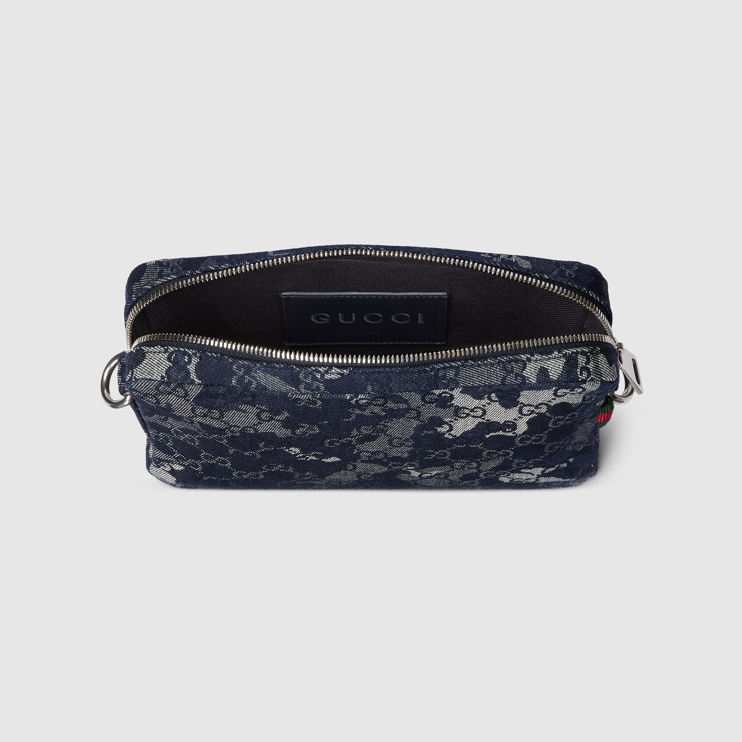 GG denim small crossbody bag - 9