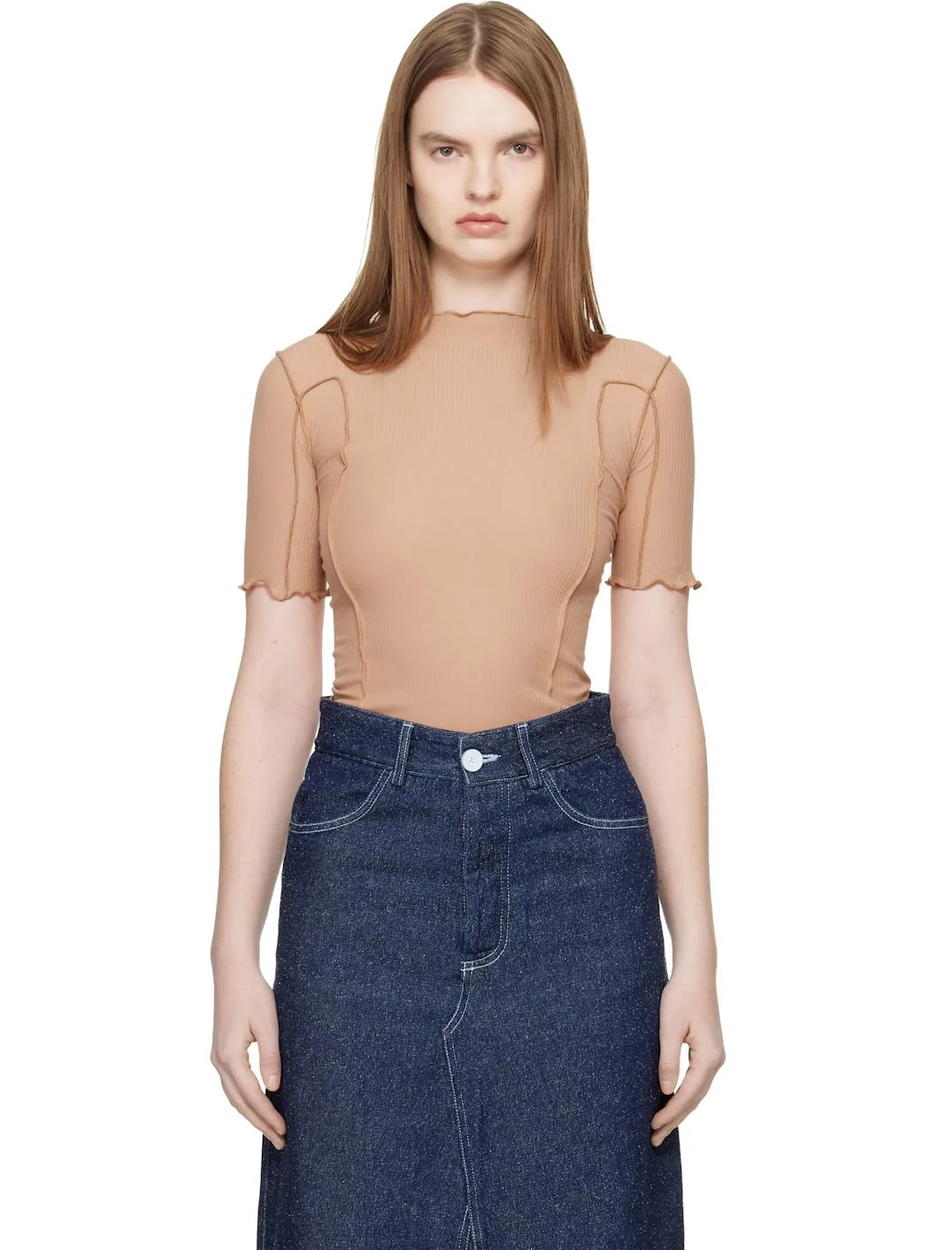 Tan Omato 3/4 T-shirt - 1