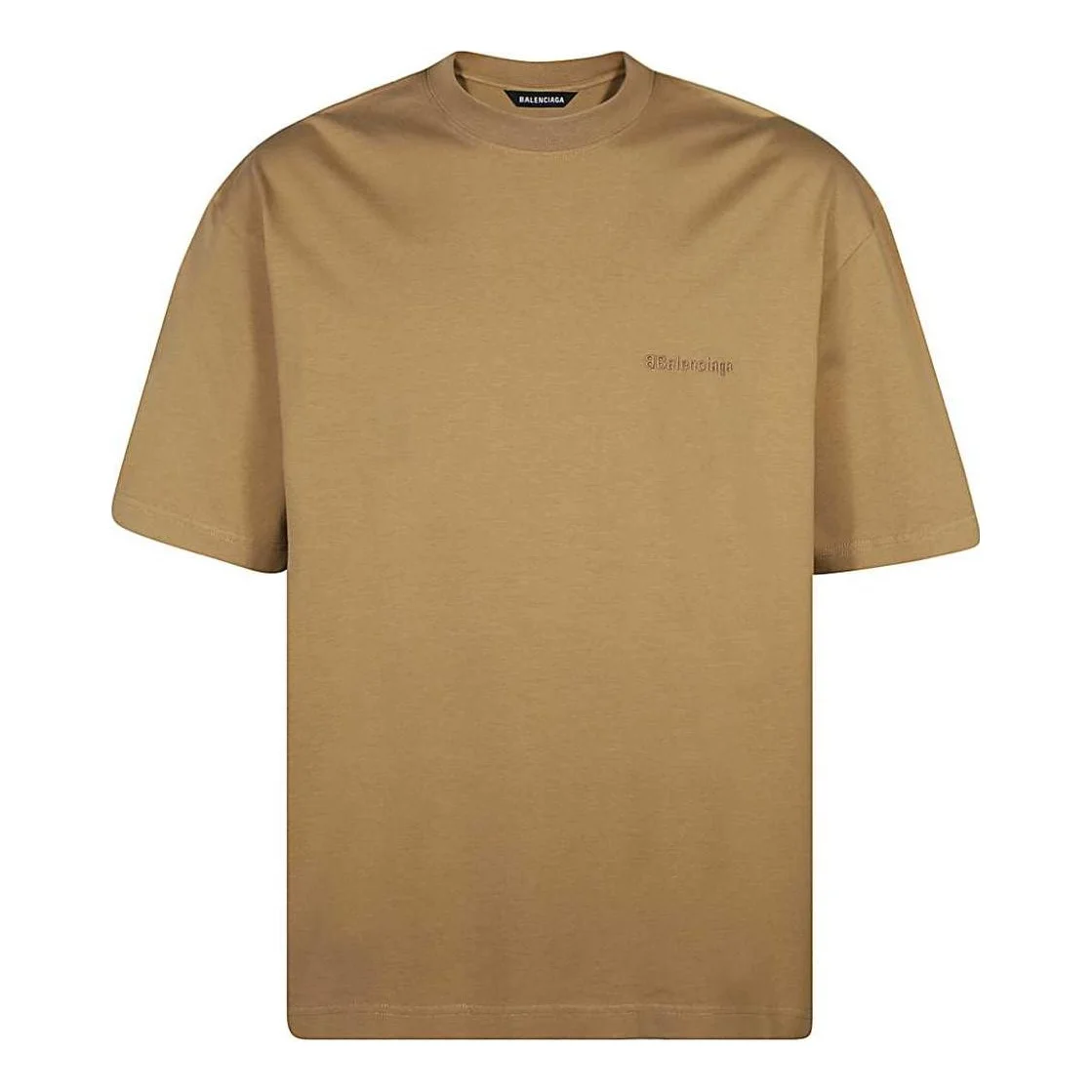 Balenciaga Turn Slit T-Shirt 'Beige' 675016TLVB30950 - 1