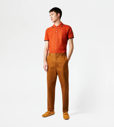Tod's CHINO TROUSERS - BROWN outlook