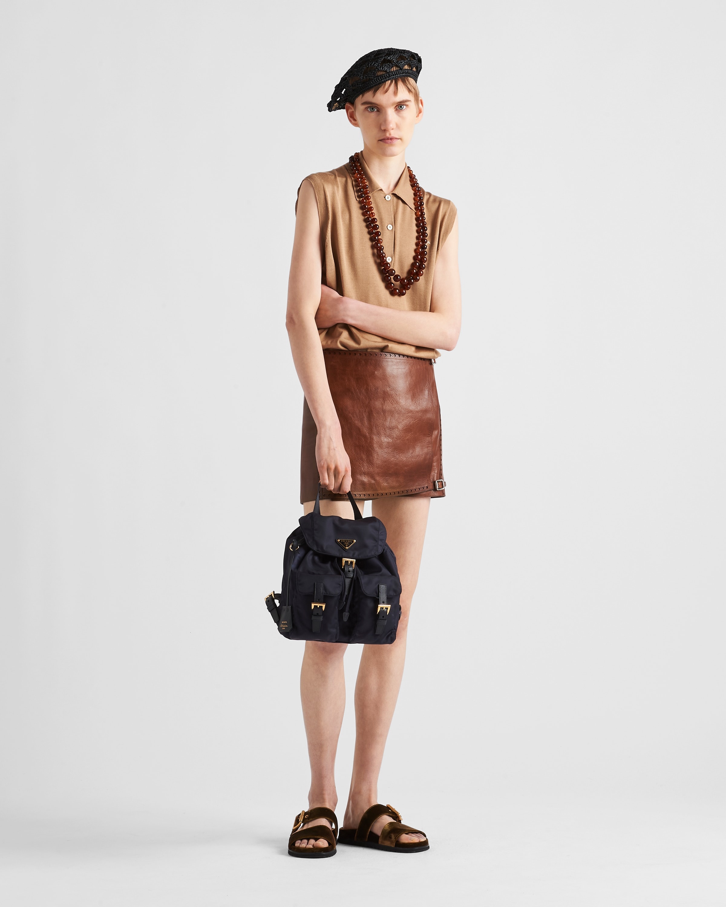 Leather miniskirt - 2