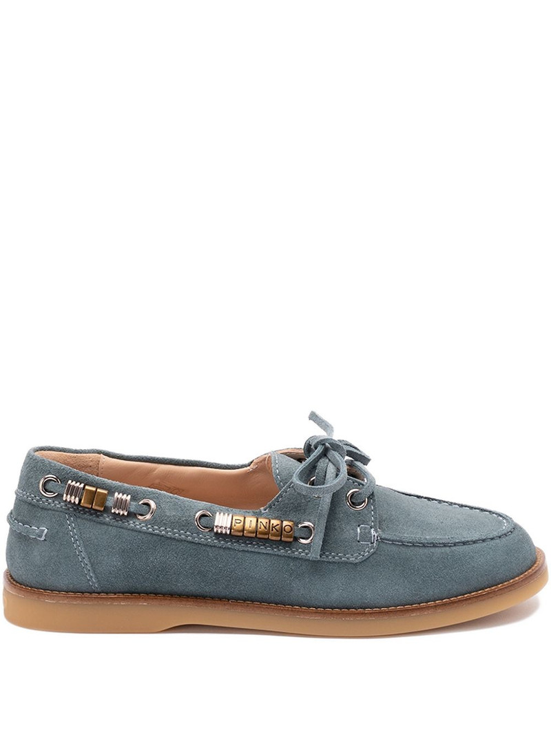 lace-up fastening loafers 1