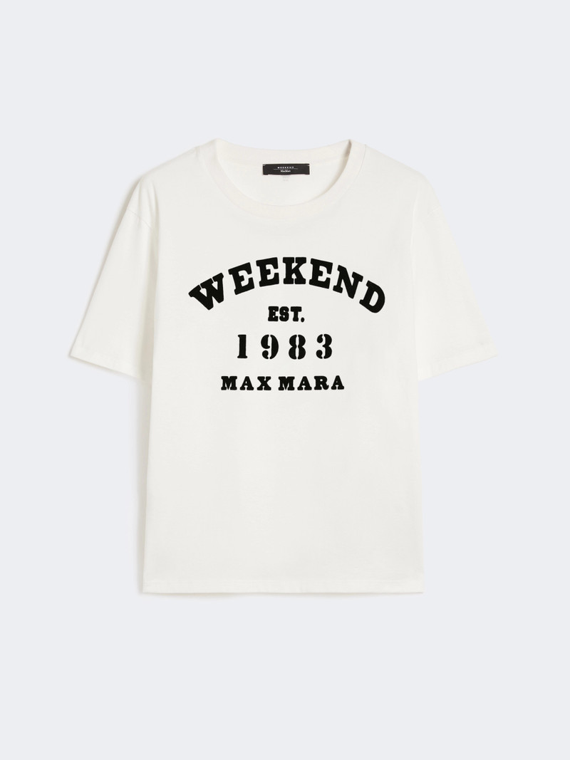 TENUE Cotton T-shirt with graphic print - WHITE 1